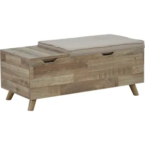 Gerdanet Storage Bench - Beige/Brown