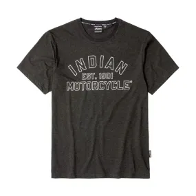 Indian Motorcycle  Polaris Mens Est.1901 Marl T-Shirt Tee Soft Lightweight Comfortable